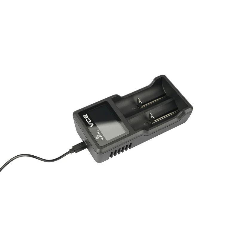 Xtar VC2 - Ladegerät für Li-Ion-Akkus 3,6V - 3,7V inkl. USB-Kabel