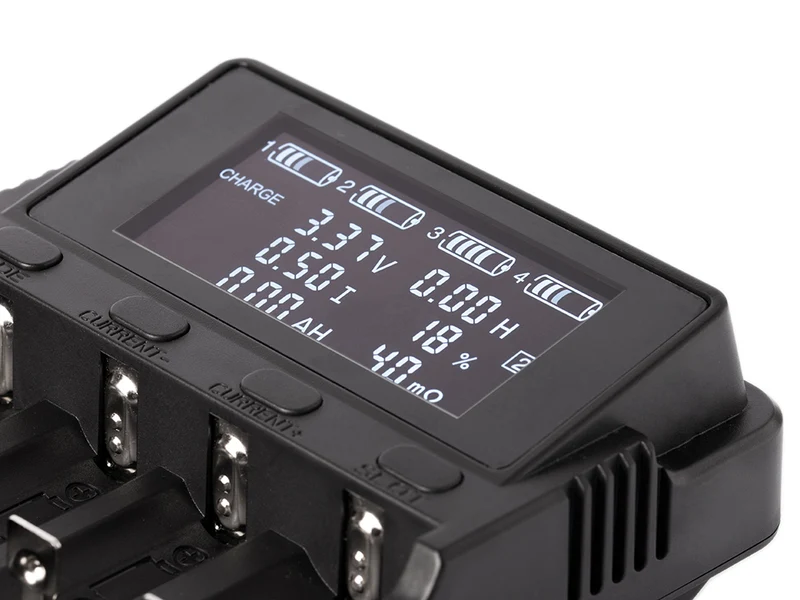 Keeppower L4 - Ladegerät für Li-Ion 3,6V - 3,7V und NIMH 1,5V Akkus