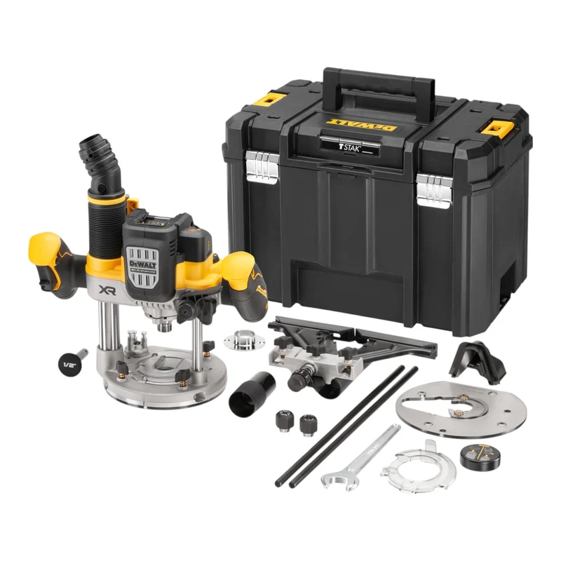 DeWalt DCW 620 NT Akku Oberfräse 18 V 12 mm Brushless + TSTAK - ohne Akku, ohne Ladegerät