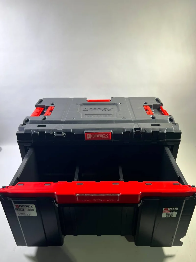 Qbrick System ONE Drawer 1 Toolbox 2.0 Werkzeugbox 587 x 380 x 340 mm 32,5 L mit einer Schublade - Beschädigt
