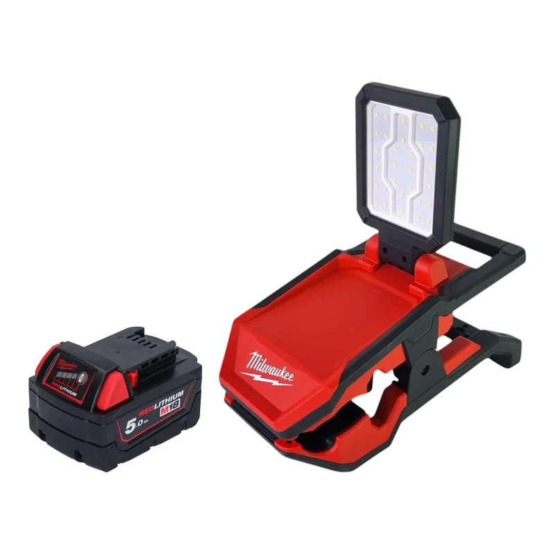 Milwaukee M18 PAL2-501 Akku Leuchte 18 V 2000 lm IP20 + 1x Akku 5,0 Ah - ohne Ladegerät