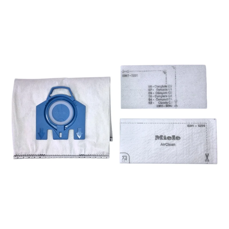 Miele 3x HyClean Pure GN Staubsaugerbeutel 12 Stück mit Filter ( 3x 12421130 ) für Complete C2 / C3 / Classic C1 / S8 / S5 / S2