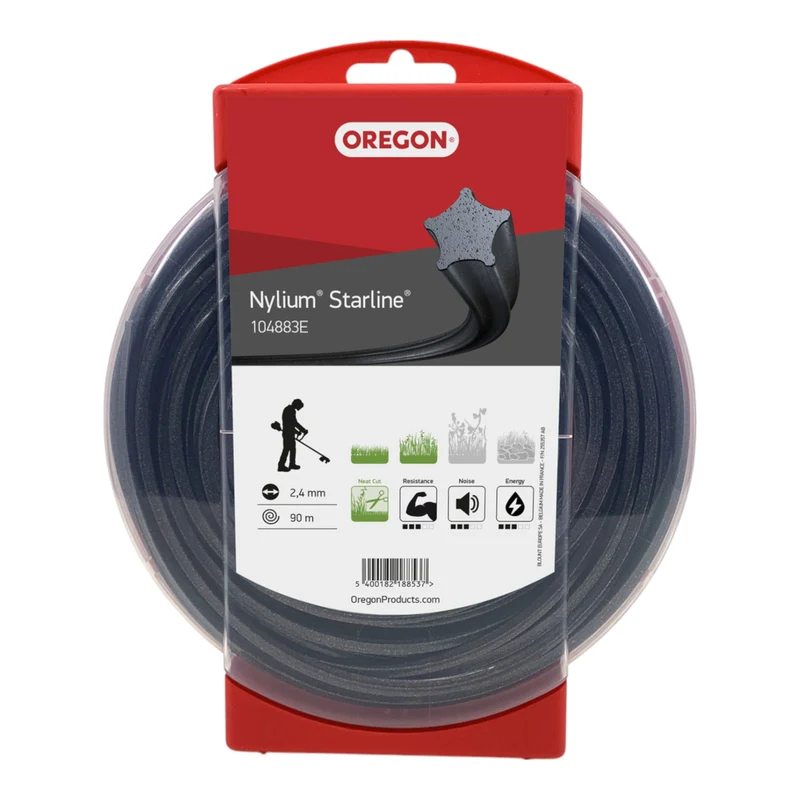Oregon 104883E Nylium Faden 2,4 mm x 90 m