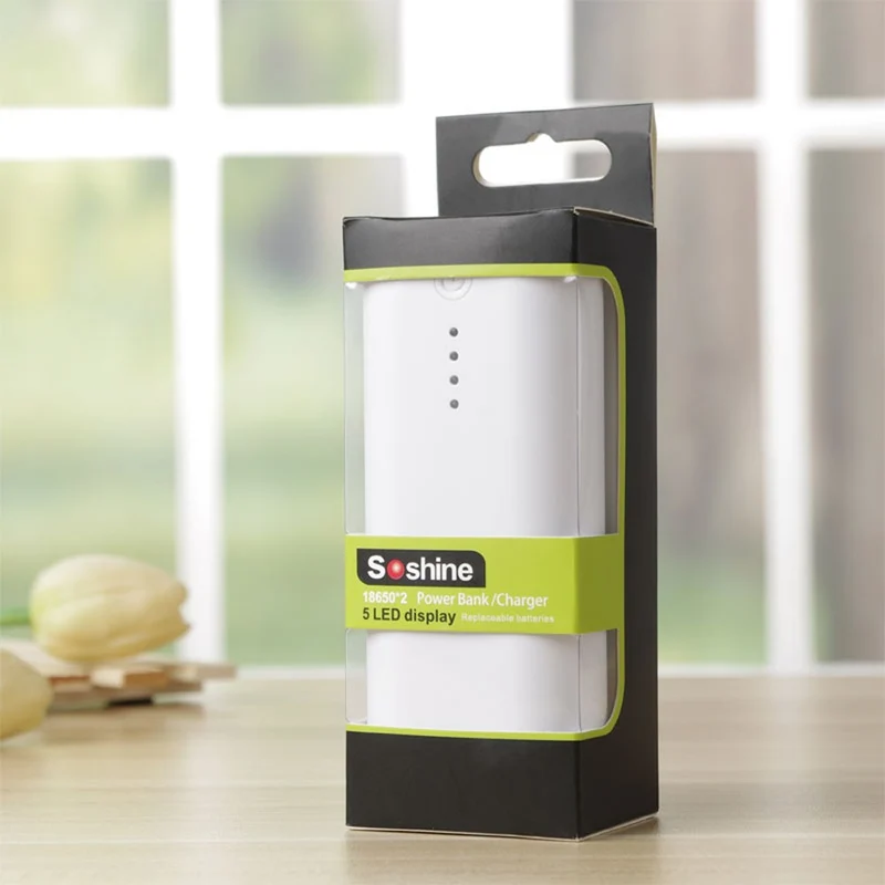 Soshine E4C Powerbank Ladegerät 1,0A USB-Ausgang