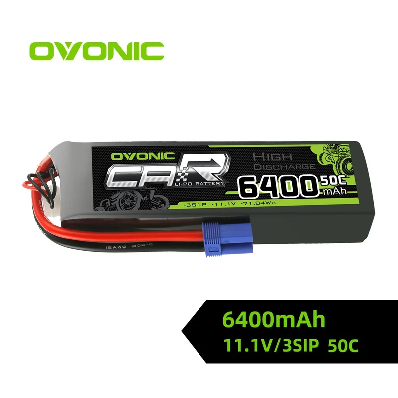 Ovonic 3S 6400mAh 11,1V 60C EC5 LiPo Akku