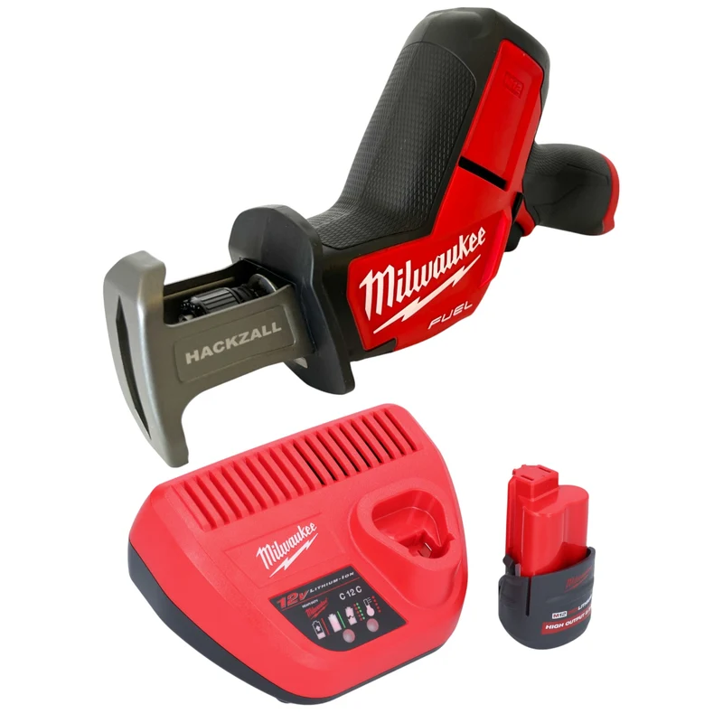 Milwaukee M12 CHZ-251 Akku Säbelsäge 12 V Brushless + 1x Akku 2,5 Ah + Ladegerät