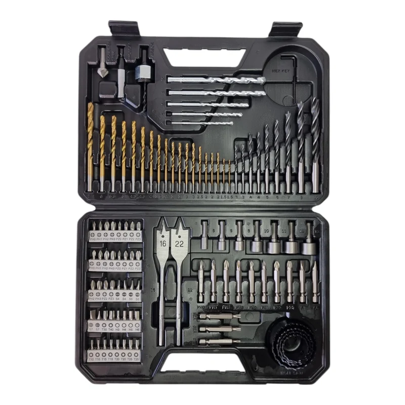 Bosch V-Line Titanium Bit und Bohrer Set 103 tlg. + Koffer ( 2607017367 ) Phillips / Pozidriv / Torx / Hex / Schlitz