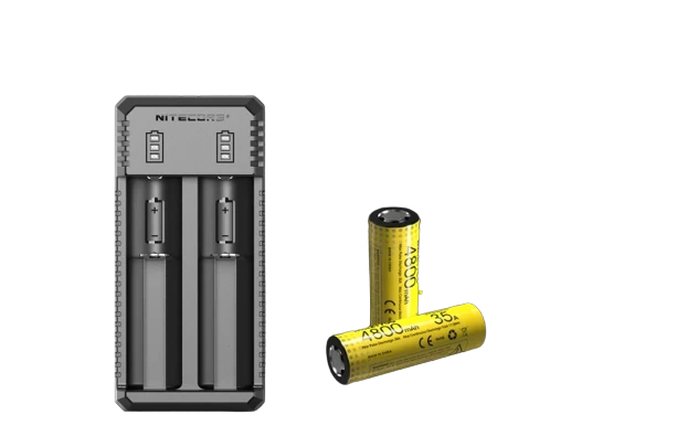 Nitecore Ui2 - USB Zwei Schacht-Ladegerät für Lithium Ionen Akkus