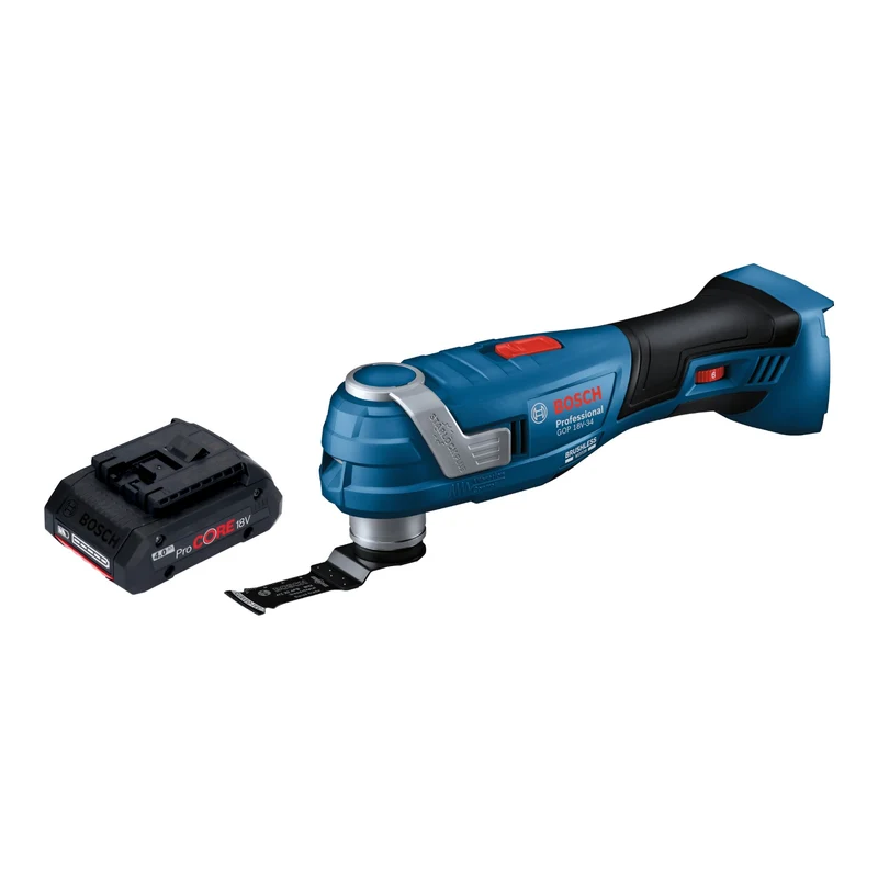 Bosch GOP 18V-34 Professional Akku Multi Cutter 18 V Starlock Plus + 1x ProCORE Akku 4,0 Ah - ohne Ladegerät