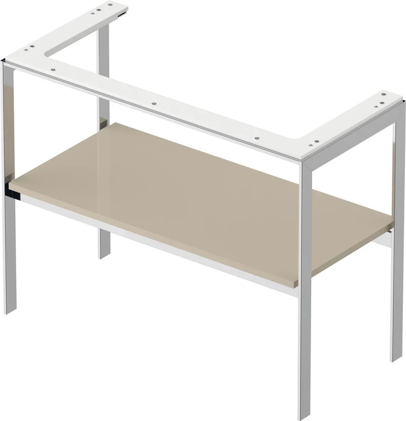 DURAVIT Metallkonsole bodenst. White Tulip 760x984x450mm, Hochglanz