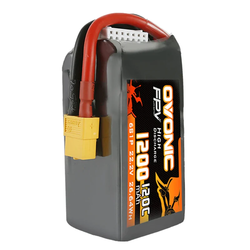 Ovonic 6S 1200mAh 120C 22.2V XT60 LiPo Akku