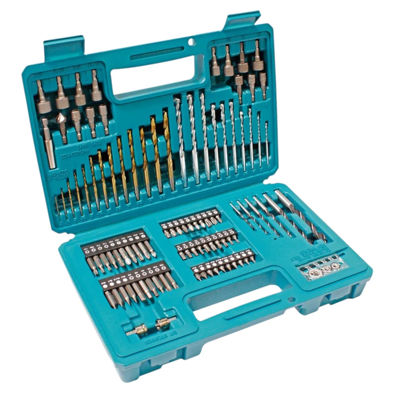 Makita DHP 482 Z Akku Schlagbohrschrauber 18 V 62 Nm + 102 tlg. Bit Bohrer Set - ohne Akku, ohne Ladegerät