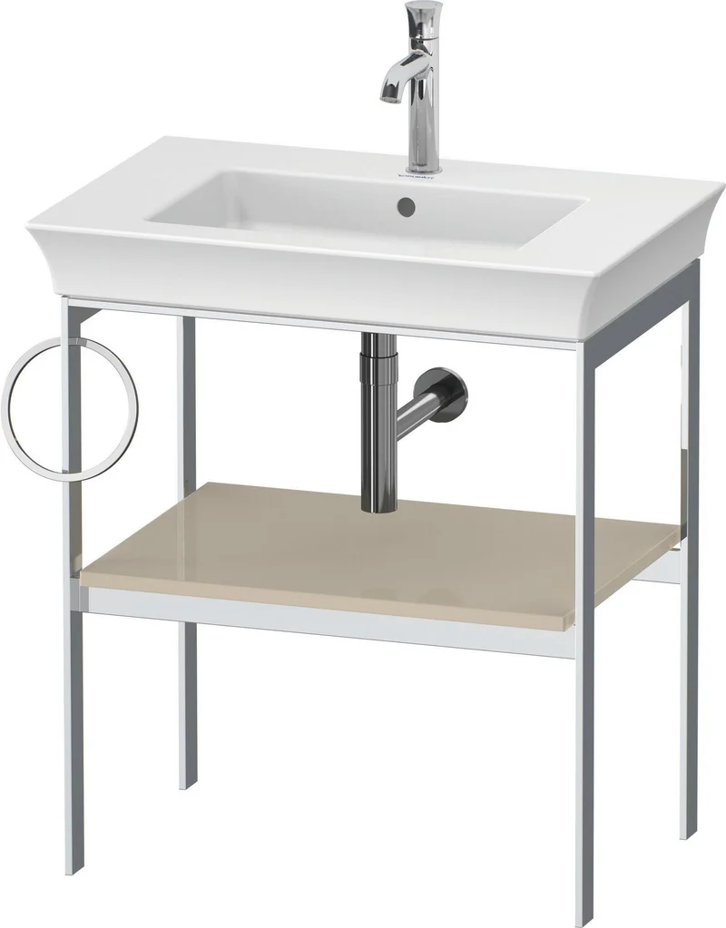 DURAVIT Metallkonsole bodenst. White Tulip 760x684x450,HH Hochglanz