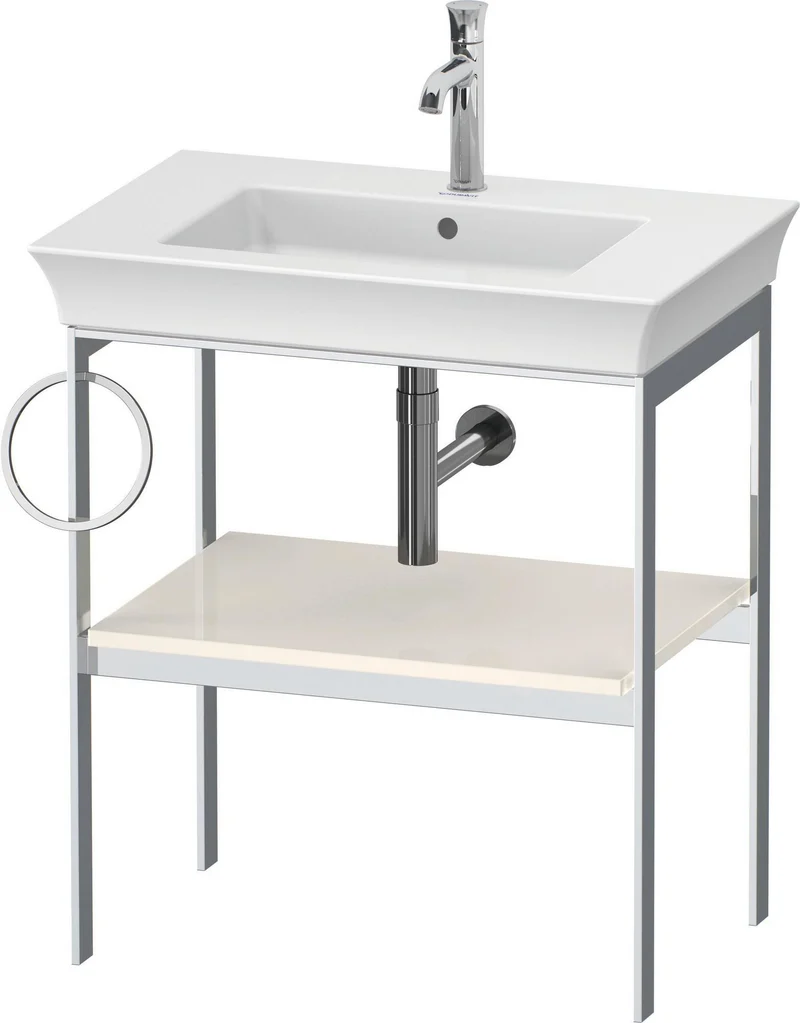 DURAVIT Metallkonsole bodenst. White Tulip 760x684x450,HH Hochglanz