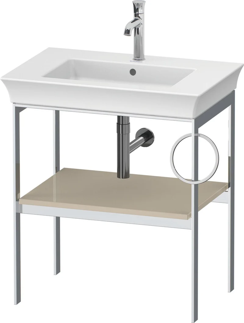 DURAVIT Metallkonsole bodenst. White Tulip 760x684x450,HH Hochglanz