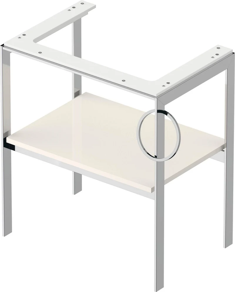 DURAVIT Metallkonsole bodenst. White Tulip 760x684x450,HH Hochglanz