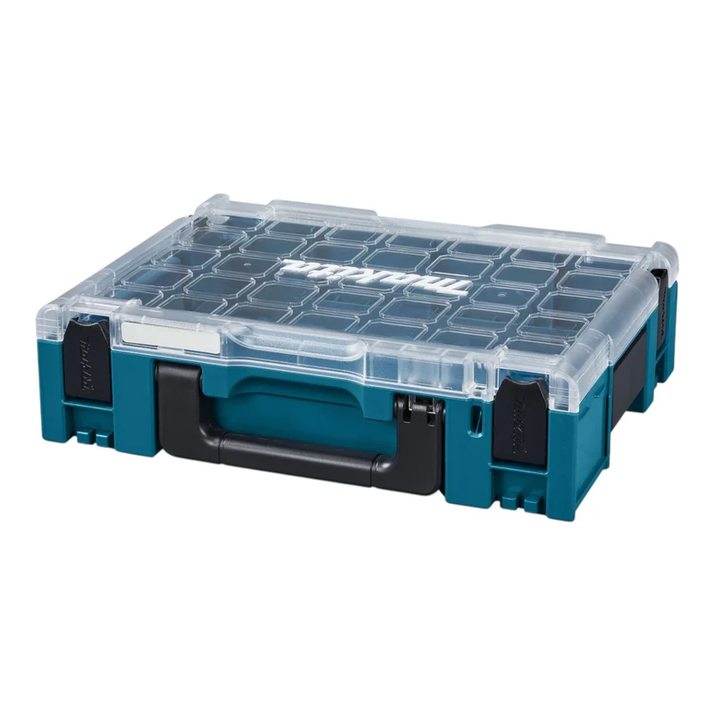 Makita MAKPAC 1 Organizer Kleinteilekoffer 395 x 295 x 110 mm ( 191X84-4 ) - ohne Boxeinsätze