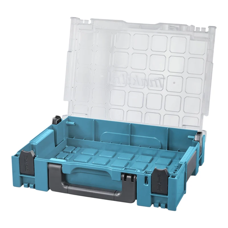 Makita MAKPAC 1 Organizer Kleinteilekoffer 395 x 295 x 110 mm ( 191X84-4 ) - ohne Boxeinsätze
