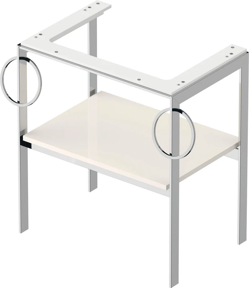 DURAVIT Metallkonsole bodenst. White Tulip 760x684x450,2 Hochglanz