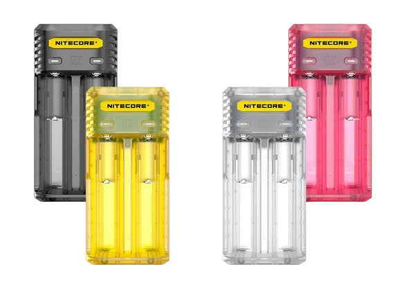 RESTPOSTEN Nitecore Q2- Schnelladegerät für Li-Ion Akkus - 4 Farben zur Auswahl