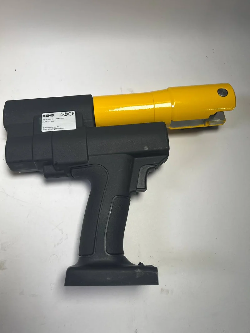 REMS Mini-Press ACC 22 V Akku Radialpresse mit Zwangsablauf in L-Boxx + 1 x 2,5 Ah Akku + Ladegerät ( 578014 R220 ) - Leicht Gebraucht