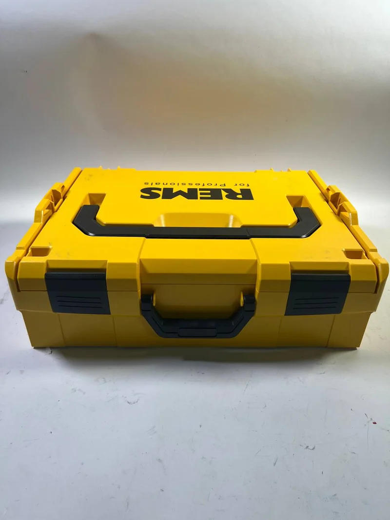 REMS Mini-Press ACC 22 V Akku Radialpresse mit Zwangsablauf in L-Boxx + 1 x 2,5 Ah Akku + Ladegerät ( 578014 R220 ) - Leicht Gebraucht