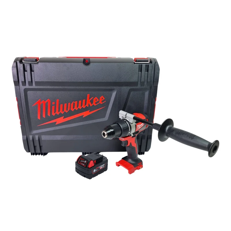 Milwaukee M18 BLDD2-501X Akku Bohrschrauber 18 V 82 Nm Brushless + 1x Akku 5,0 Ah + HD Box - ohne Ladegerät