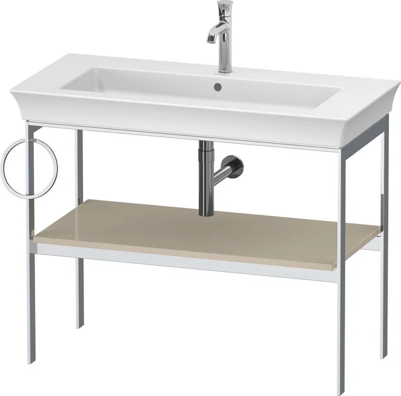 DURAVIT Metallkonsole bodenst. White Tulip 760x984x450,HH Hochglanz