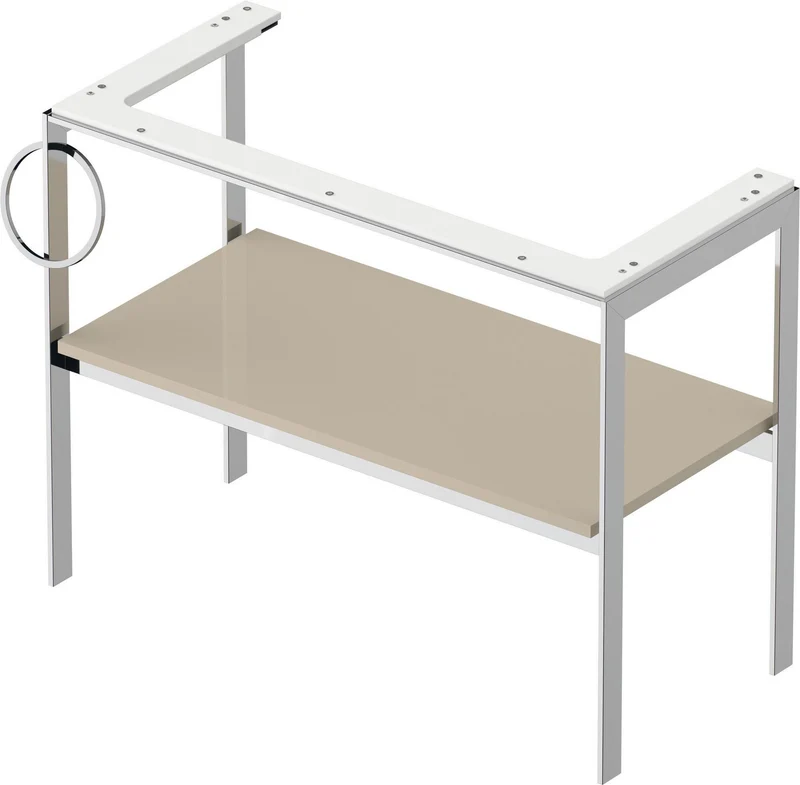 DURAVIT Metallkonsole bodenst. White Tulip 760x984x450,HH Hochglanz