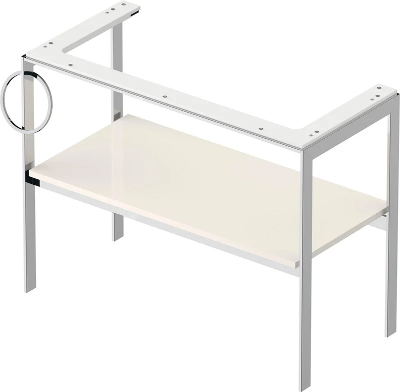 DURAVIT Metallkonsole bodenst. White Tulip 760x984x450,HH Hochglanz