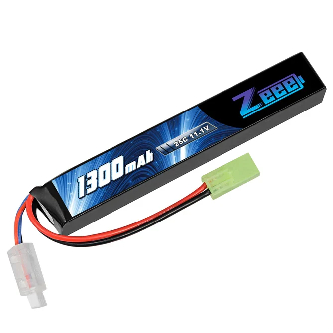 Zeee 3S 1300mAh 11,1V 25C 3S Tamiya-Stecker Airsoft Lipo Akku