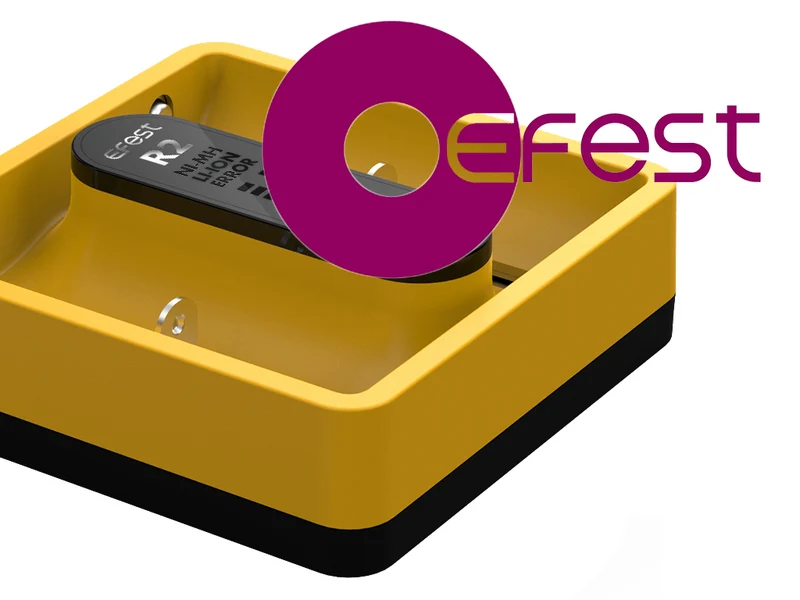 Efest iMate R2 Ladegerät für Li-Ion und NiMh/NiCD Akku mit QC3.0 Stromversorgung