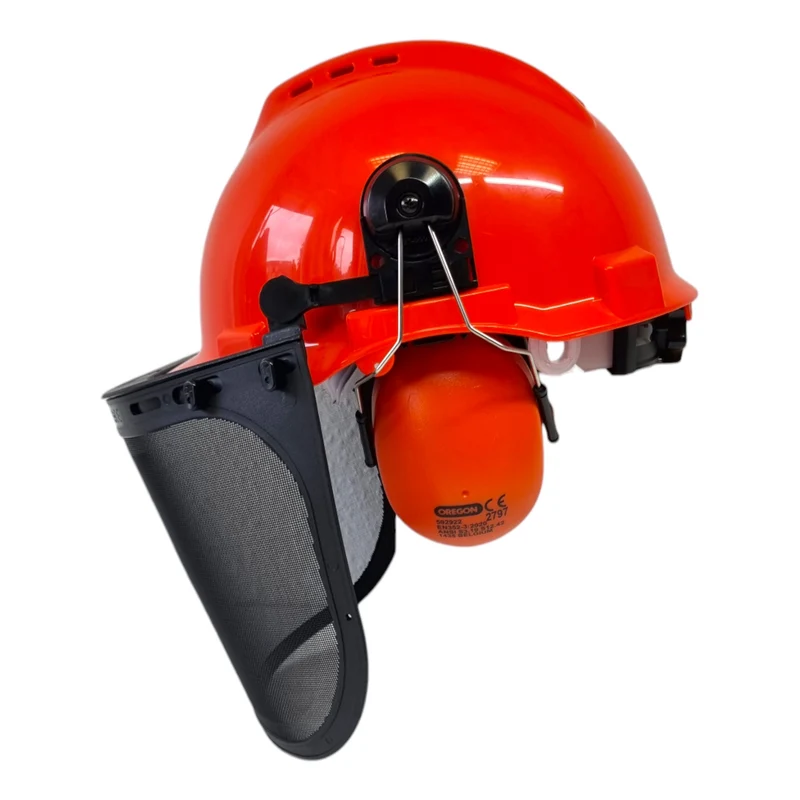 Oregon Kettensägen Schutzausrüstung Set ( 574742A ) mit Schutzhelm / Beinschutz und Handschuhe