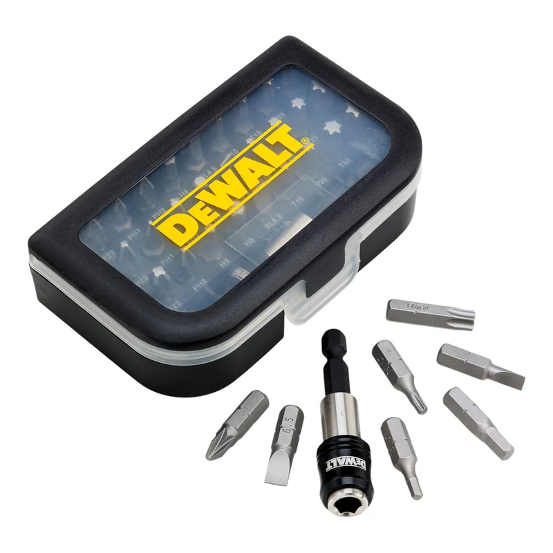 DeWalt DT7944S-QZ Bit Set 31 teilig in Tough Case Pozidriv / Phillips / Schlitz / Torx / Hex