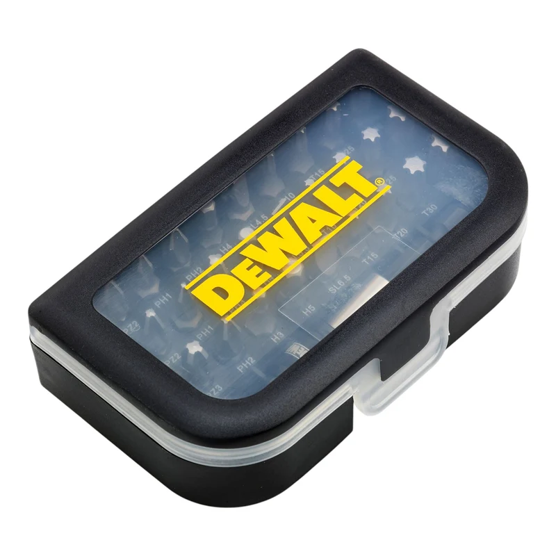 DeWalt DT7944S-QZ Bit Set 31 teilig in Tough Case Pozidriv / Phillips / Schlitz / Torx / Hex