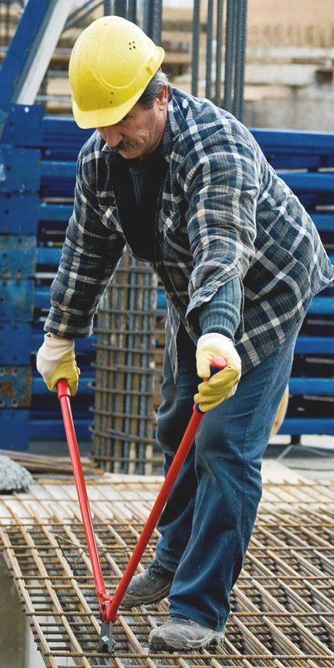 KNIPEX Baustahlmattenschneider 950 mm – für weichen Draht bis 11 mm, mittelhart 9 mm, hart 6 mm
