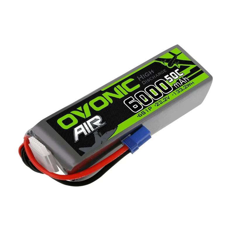 Ovonic Air 6S 6000mAh 22,2V 50C EC5 Lipo Akku
