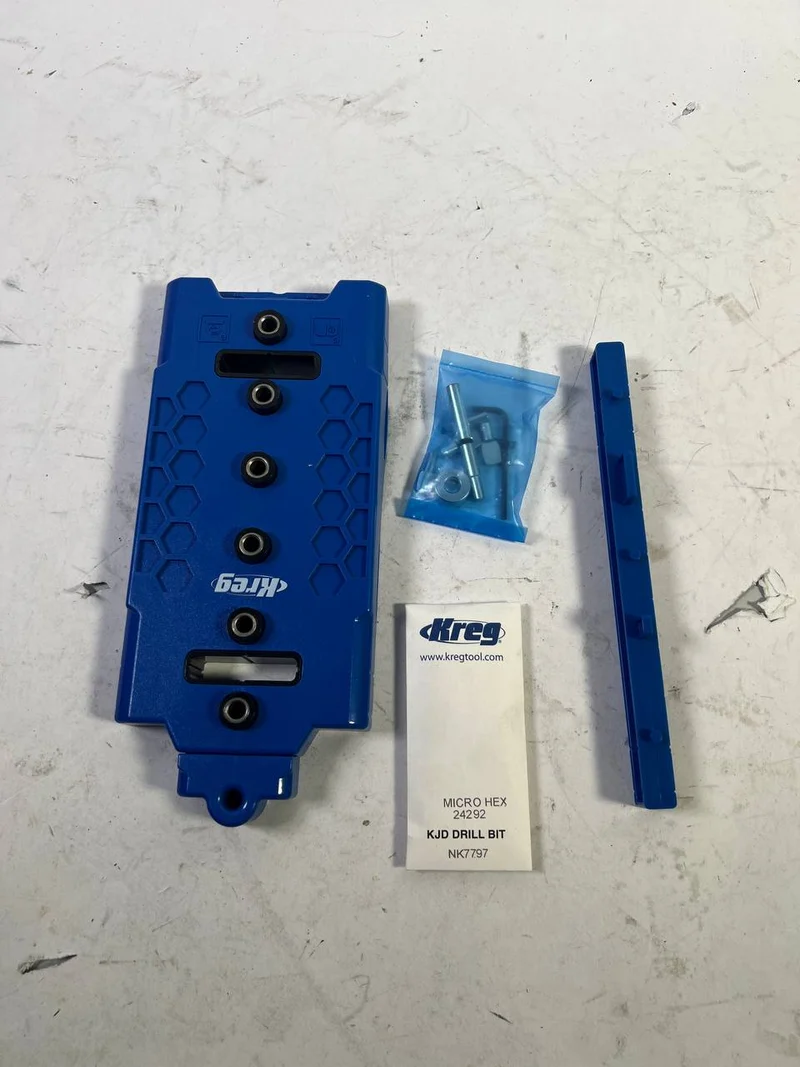 Kreg LR32 Lochreihen Bohrschablone 32 mm blau - Leicht Gebraucht
