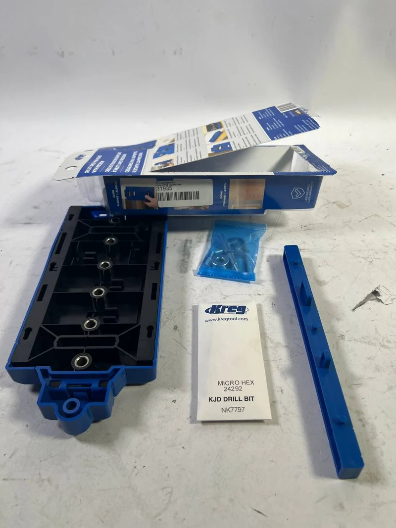 Kreg LR32 Lochreihen Bohrschablone 32 mm blau - Leicht Gebraucht