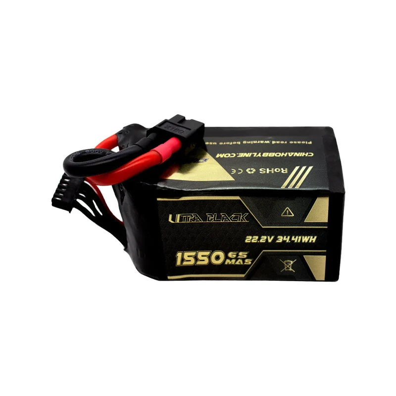 CNHL Ultra Black 6S 1550mAh 22,2V 150C Lipo-Akku XT60-Stecker
