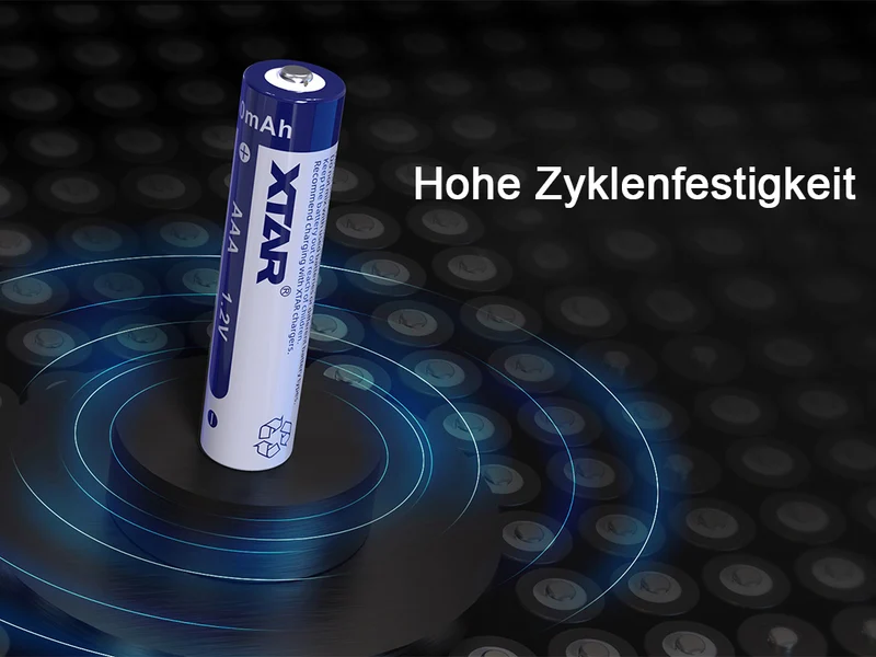 XTAR AAA R03 NIMH Akku 900mAh 1,2V (Wiederaufladbar)