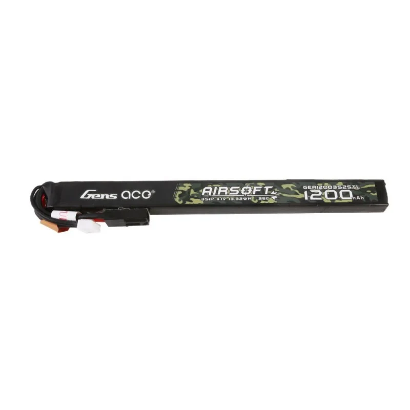Gens Ace 3S 1200mAh 3S1P 25C 11,1V Airsoft Mini-Tamiya