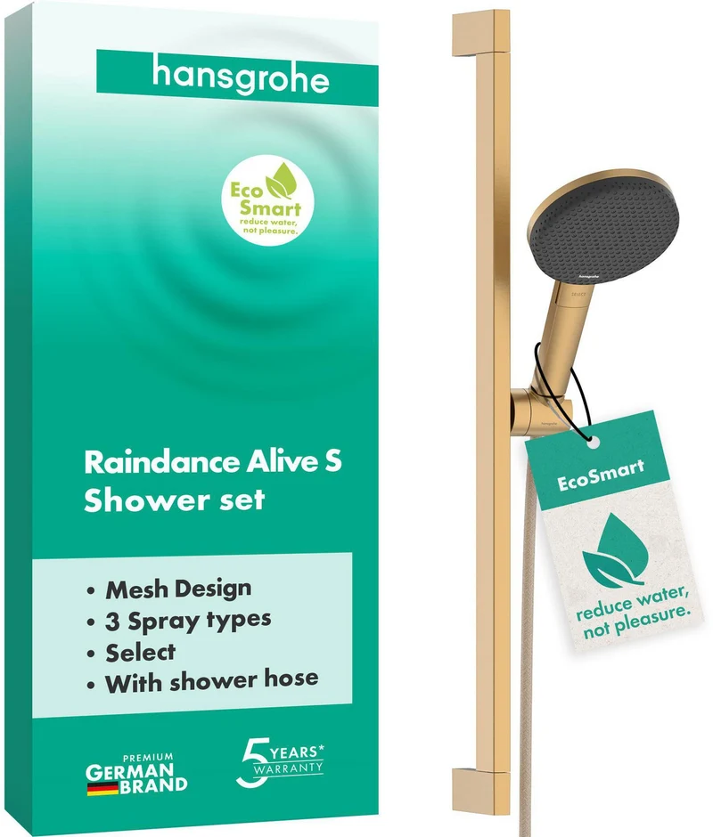 HANSGROHE Brauseset Raindance Alive Select S 125 3jet EcoSmart Unica 650mm