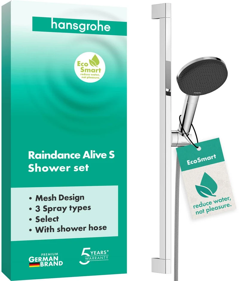 HANSGROHE Brauseset Raindance Alive Select S 125 3jet EcoSmart Unica 650mm