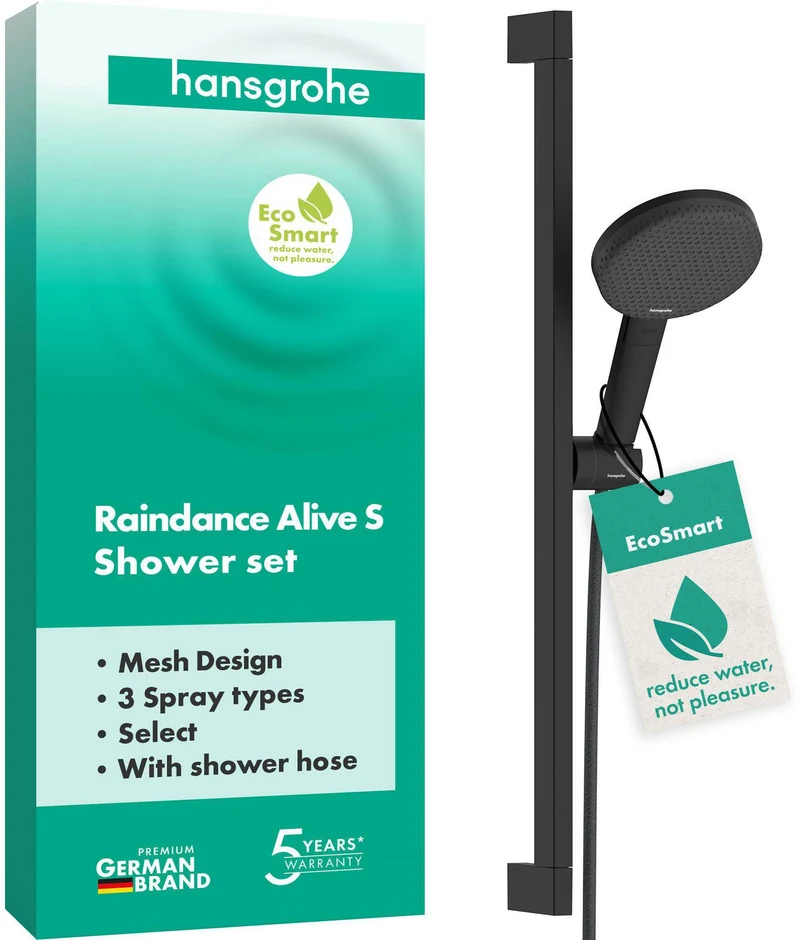 HANSGROHE Brauseset Raindance Alive Select S 125 3jet EcoSmart Unica 650mm