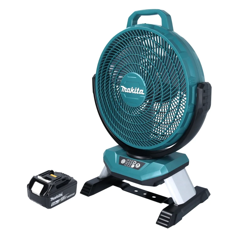 Makita DCF 301 T1 Akku Ventilator Lüfter 18 V 33 cm + 1x Akku 5,0 Ah - ohne Ladegerät
