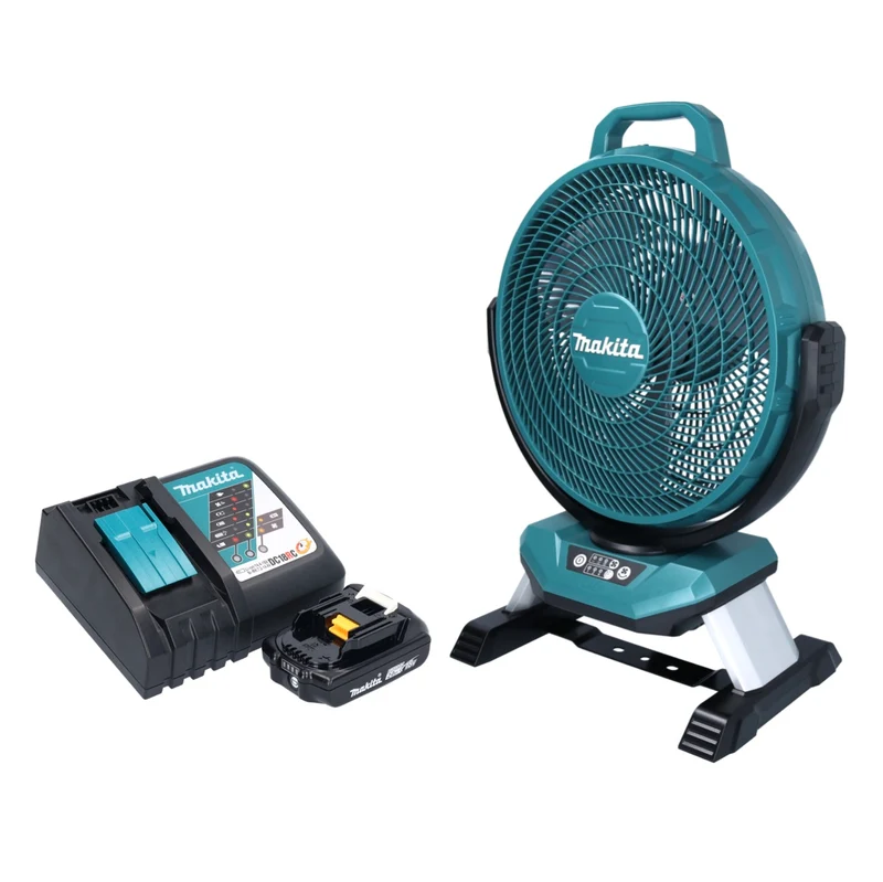 Makita DCF 301 RA1 Akku Ventilator Lüfter 18 V 33 cm + 1x Akku 2,0 Ah + Ladegerät