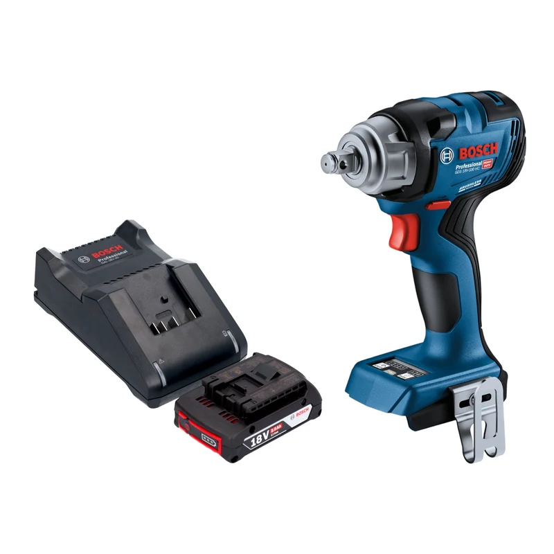 Bosch GDS 18V-330 HC Professional Akku Schlagschrauber 18 V 330 Nm 1/2" Brushless + 1x Akku 2,0 Ah + Ladegerät