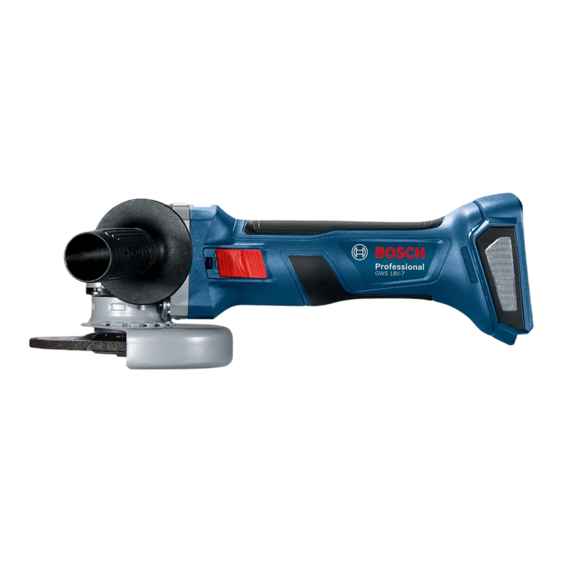 Bosch GWS 18V-7 Professional Akku Winkelschleifer 18 V 115 mm Brushless + 2x Akku 4,0 Ah + Ladegerät