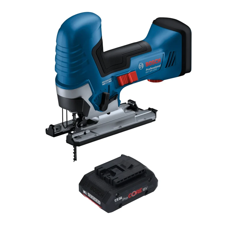Bosch GST 18V-125 S Professional Akku Stichsäge 18 V 125 mm Brushless + 1x ProCORE Akku 4,0 Ah - ohne Ladegerät